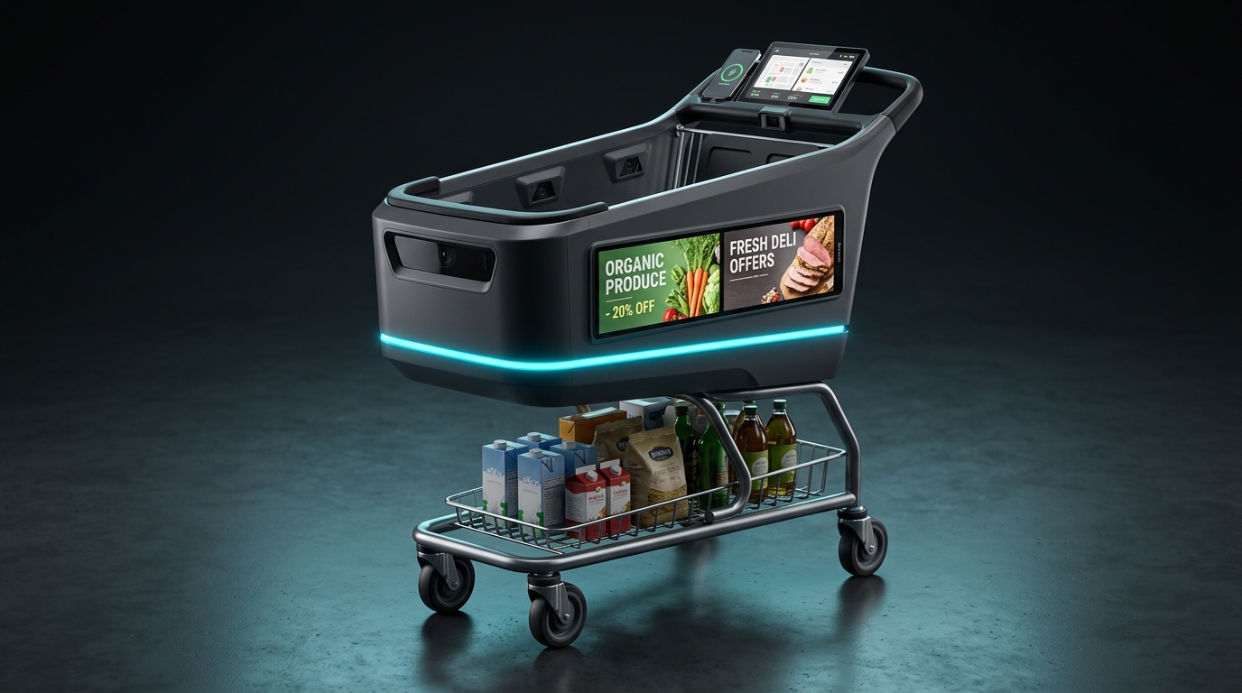 NumoCart v1.2 Autonomous Smart Retail Cart